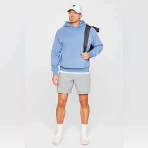 Fabletics Men’s DON Short 8”  - Shadow Grey size 35 NWT